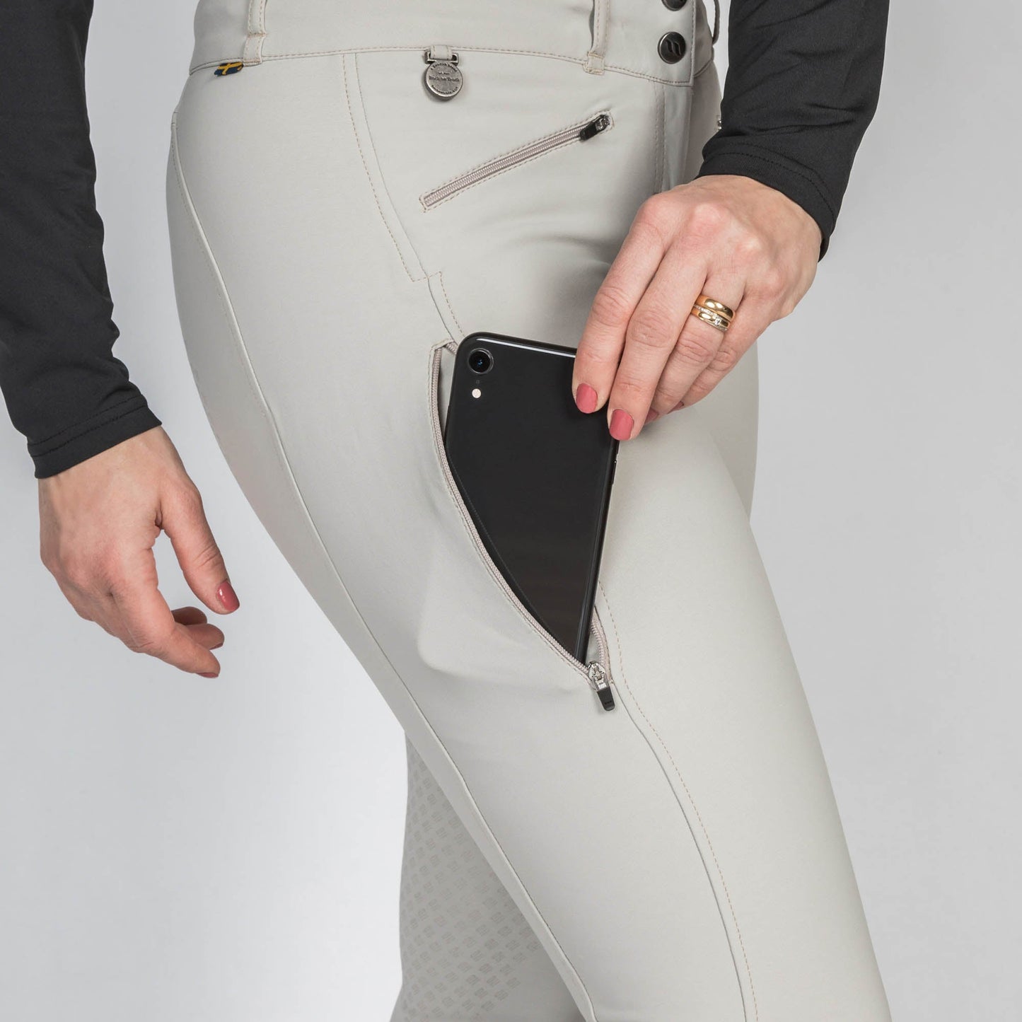 "Katie" Damen-Reithose mit Vollbesatz