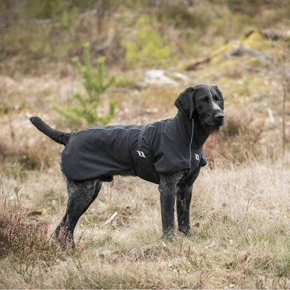 BARK Softshell Dog Coat, High set tail