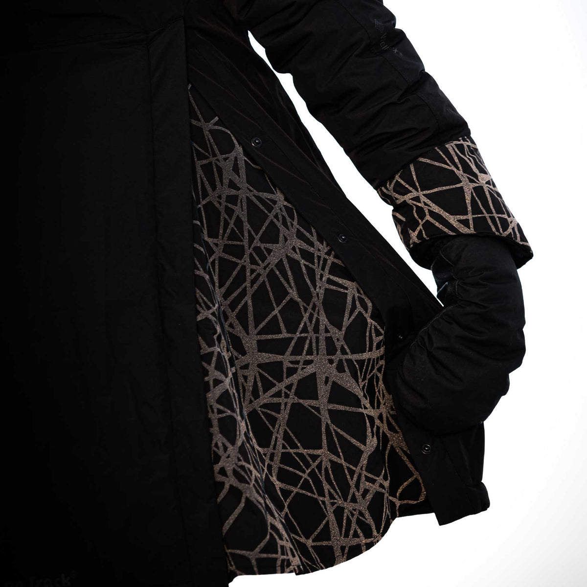 OUTTRAKK Cappotto Riflettente da Donna