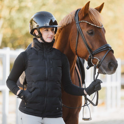 Caracas Riding Helmet Glossy Black