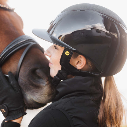 Caracas Riding Helmet Glossy Black