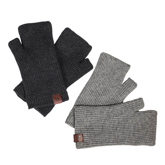 "Ash" Knitted Fingerless Mittens