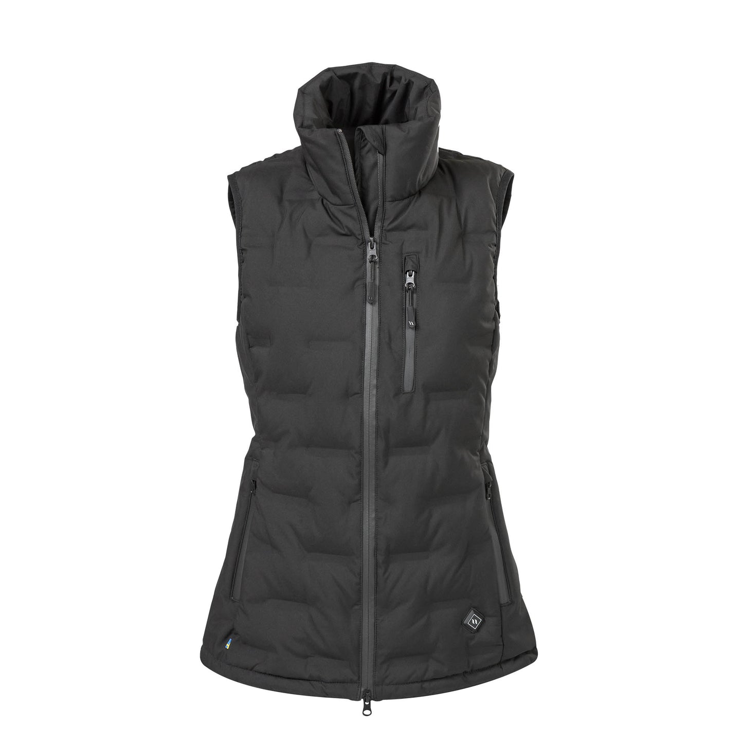 Women's Heated Puffer Vest, style 'Katla'