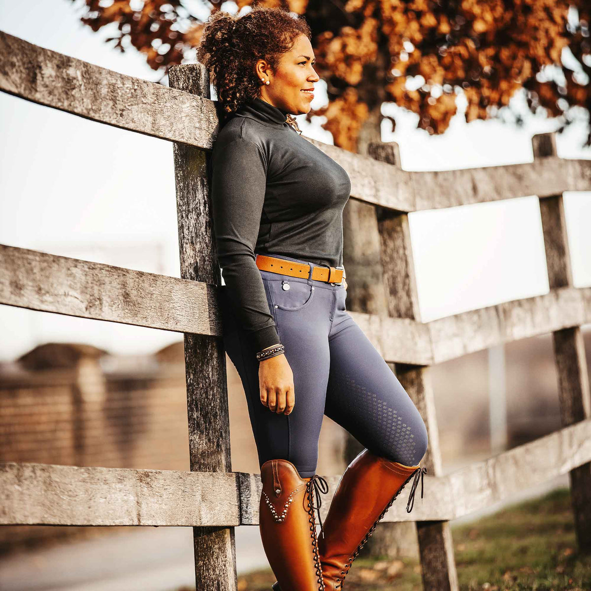 "Julia" Damen-Reithose mit Vollbesatz