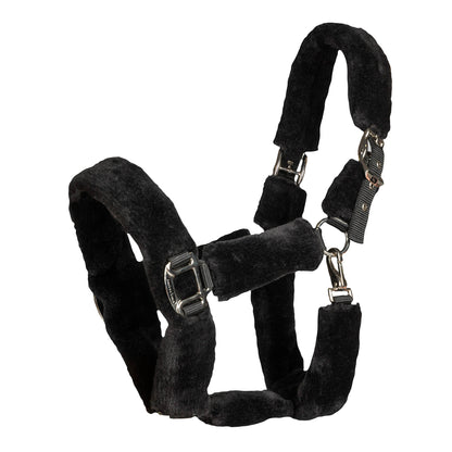"Audrey" Halter with Faux Fur