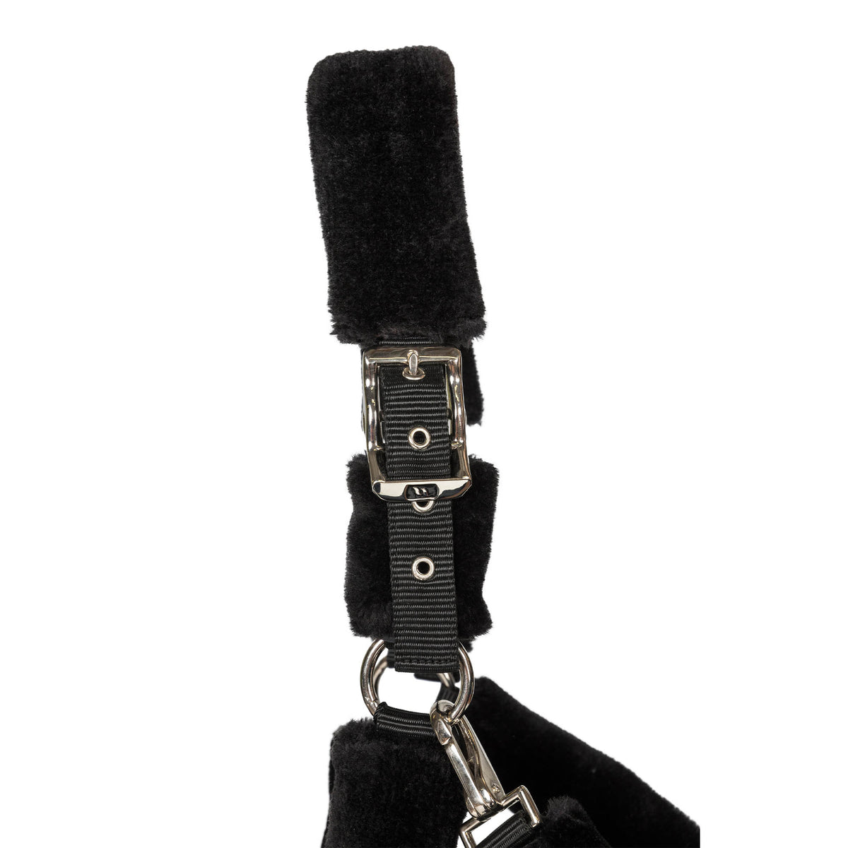 "Audrey" Halter with Faux Fur
