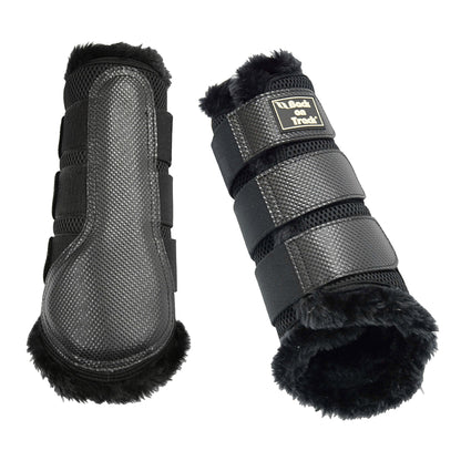 Brush boot 3D mesh fur - Back on Track Sverige (5300214628507)