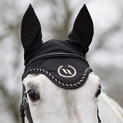 Horse Bonnet Taye, Svart Full - Back on Track Sverige (5300130480283)