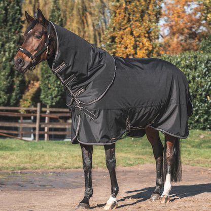 "Obsidian" Turnout Rug with Neck Cover